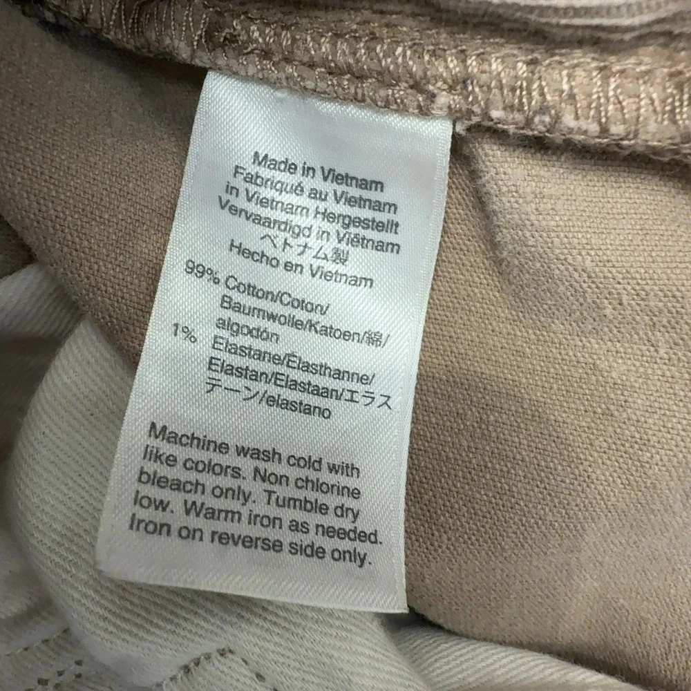 J Crew Pants Mens 35x32 Tan Corduroy 484 Slim Casual Preppy Classic